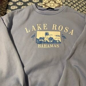 SHEIN Light Blue Sweatshirt